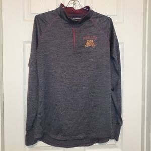 Colosseum UMN Grey Quarter Zip Sz XL Women's